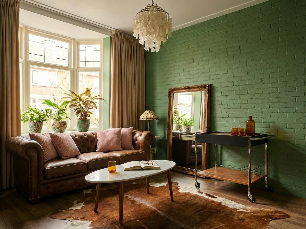 Grande desserte roulante vintage atypique - années 60