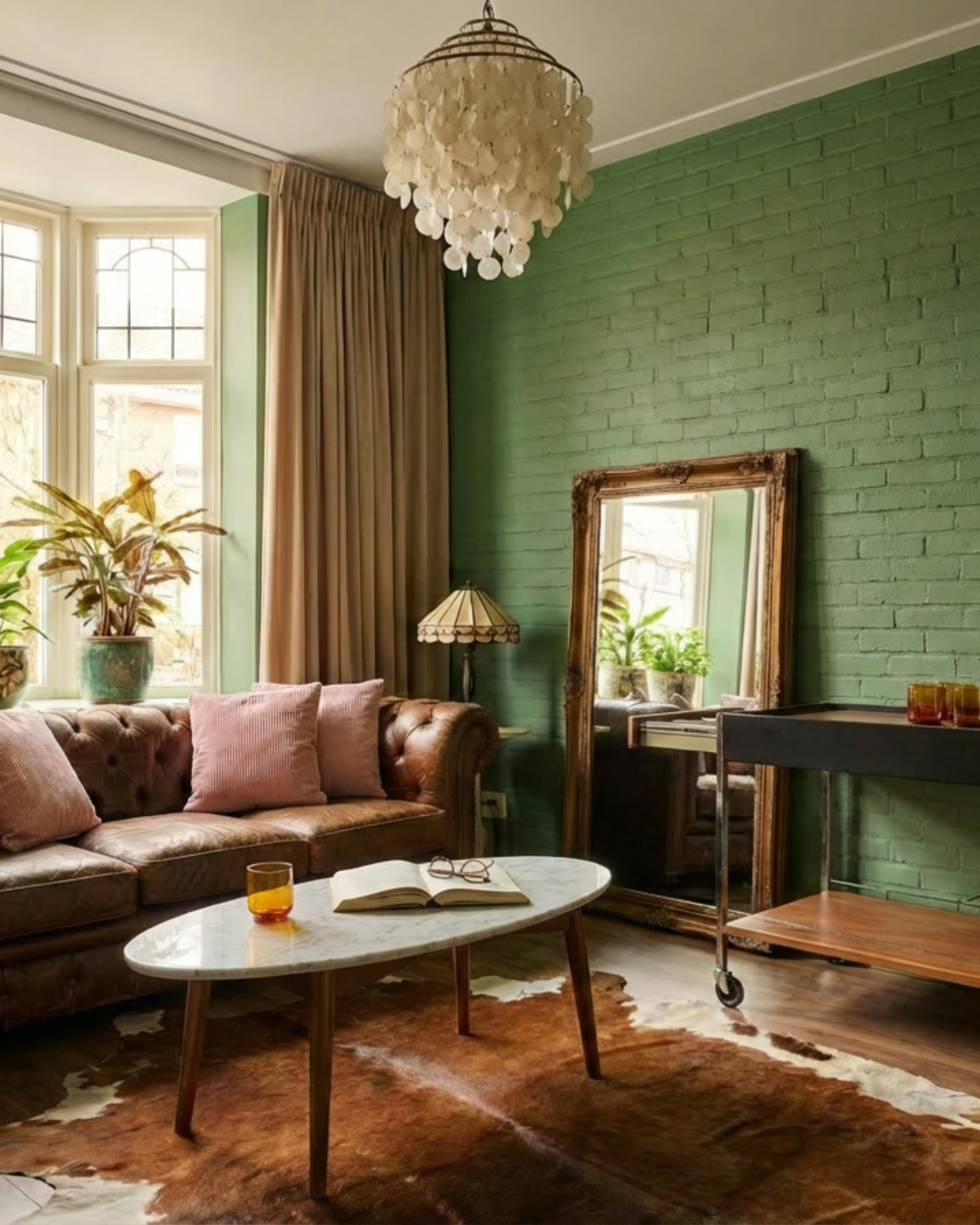 Grande desserte roulante vintage atypique - années 60