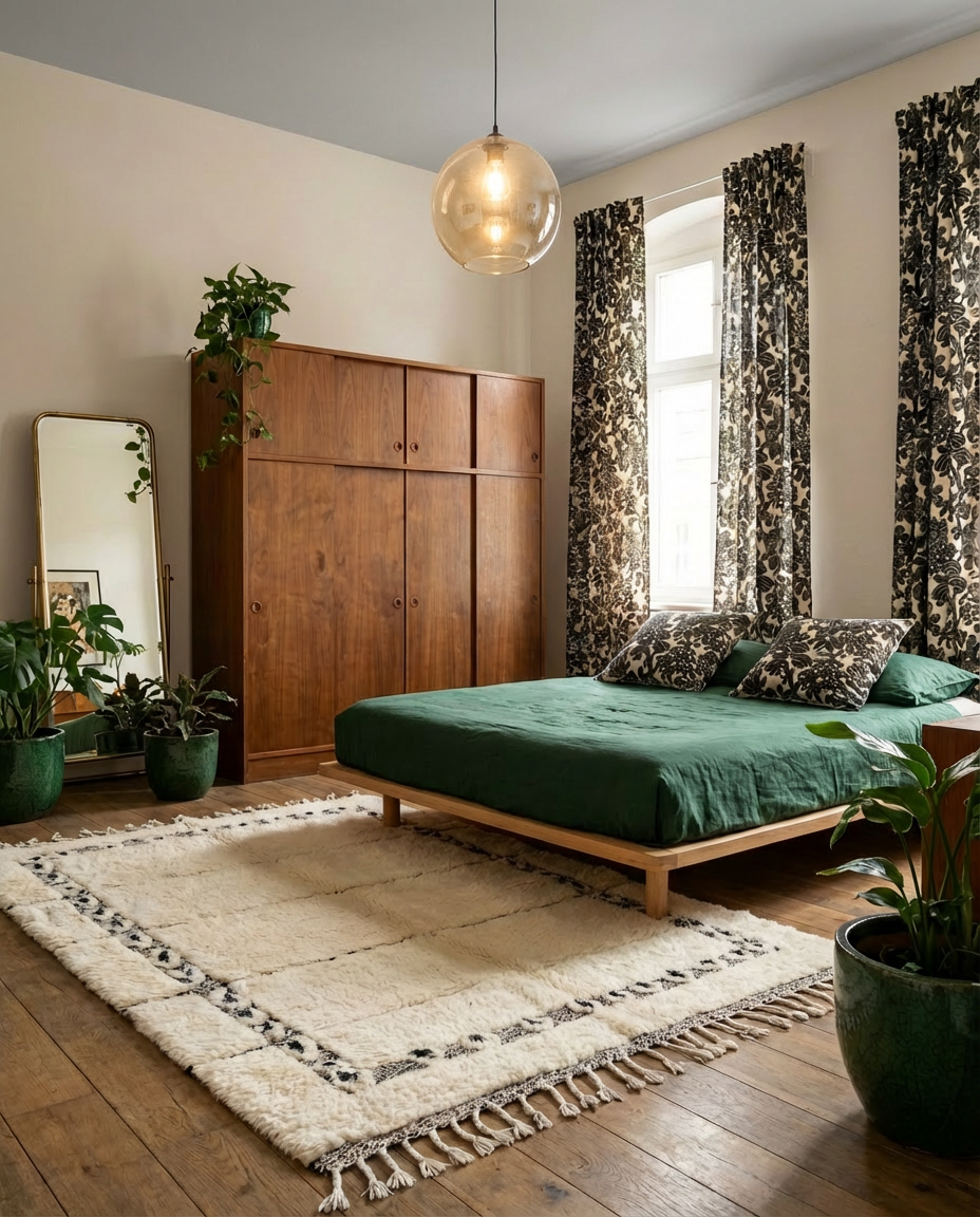 Grande garde-robe scandinave Rosendahl – pièce signée, années 60