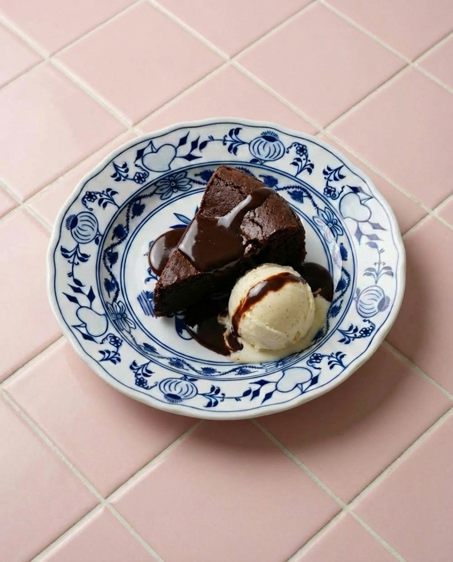 Service d’assiettes Bohemia – décor bleu